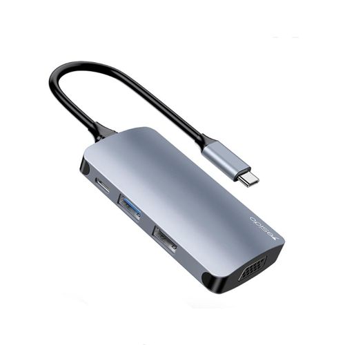 Yesido HB16 7-in-1 USB-C Multifunctional Docking Station & Hub Adapter