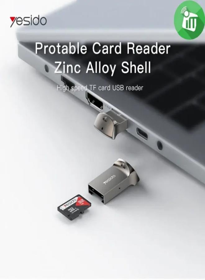 Yesido GS20 USB 2.0 High‑Speed Memory Card Reader