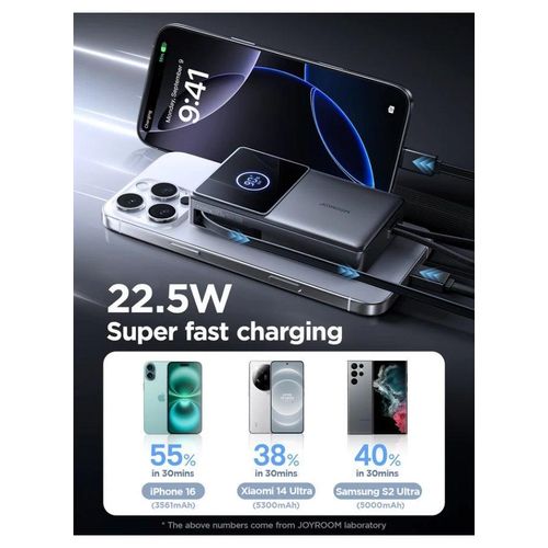 Joyroom JR-PR1 Elva Series Power Bank 10000mAh 22.5W – Black