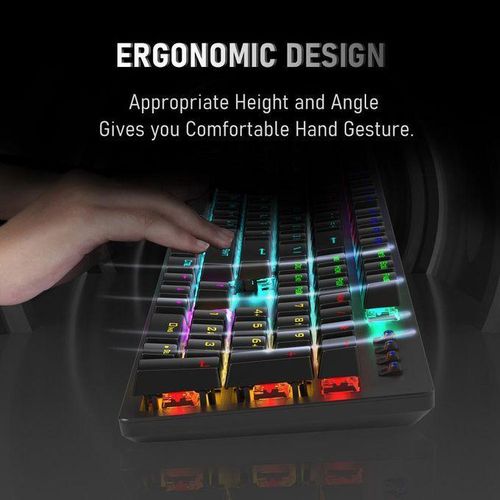 HP GK100F Mechanical Gaming Keyboard – Rainbow Backlight