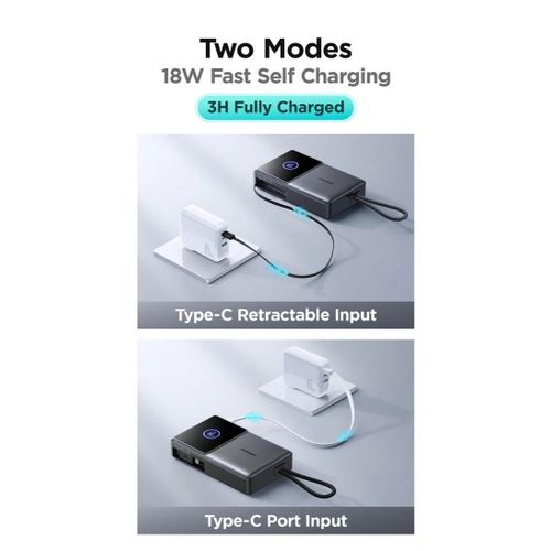 Joyroom JR-PR1 Elva Series Power Bank 10000mAh 22.5W – Black