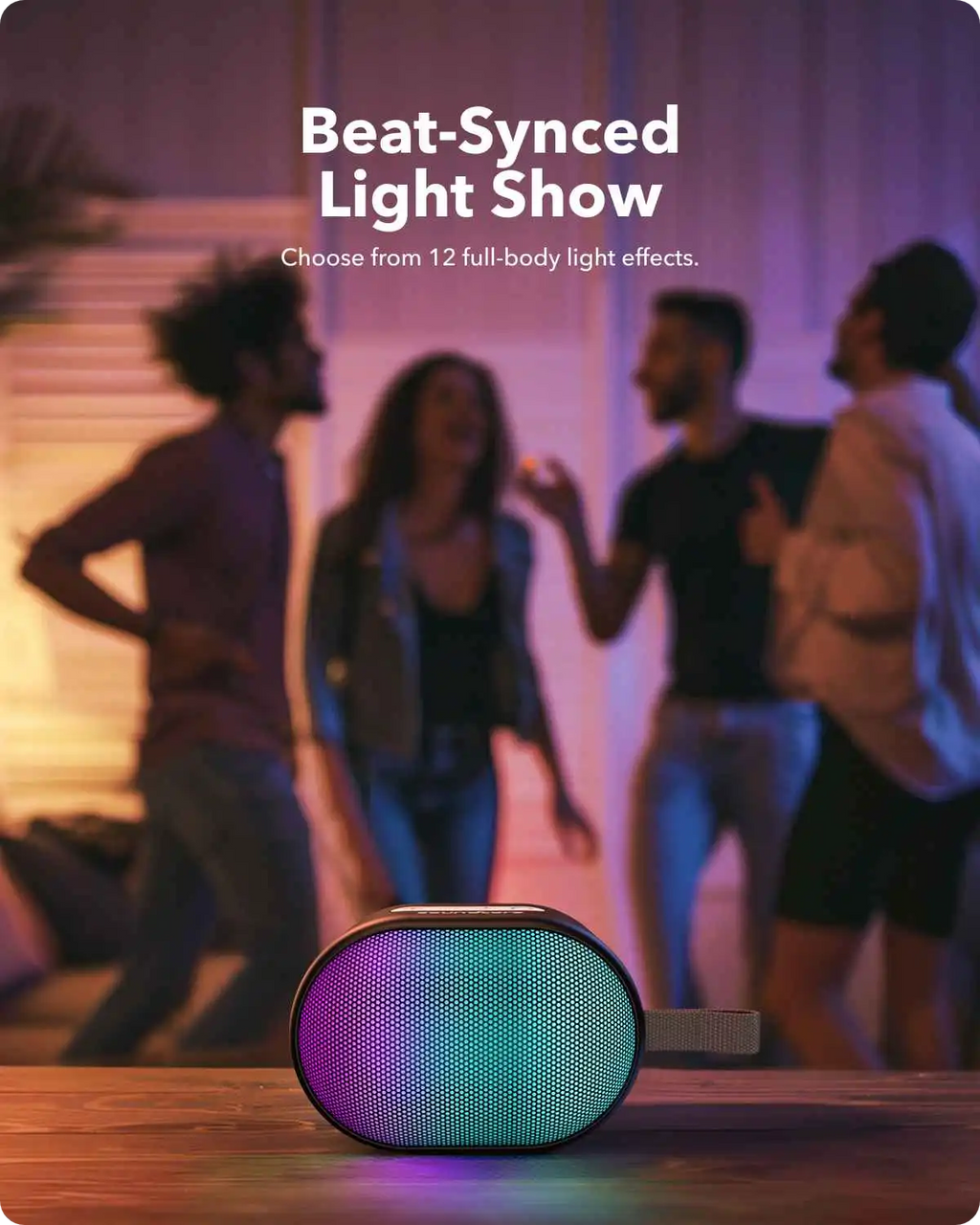 Anker Soundcore Pyro Mini Portable Bluetooth Speaker