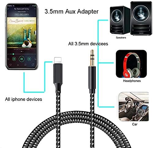 SIKENAI Lightning to 3.5mm Audio Adapter