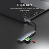 Yesido HB11 6-in-1 USB-C Multifunctional Docking Station & Hub Adapter
