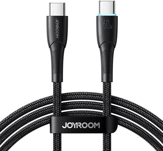 Joyroom USB-C to USB-C 60W Braided Cable (1m / 2m)