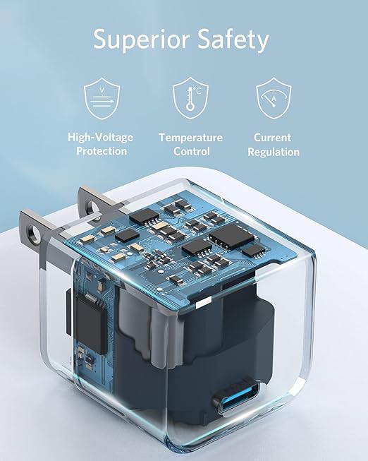 Anker PowerPort III 20W USB-C Fast Charger (Foldable Plug)