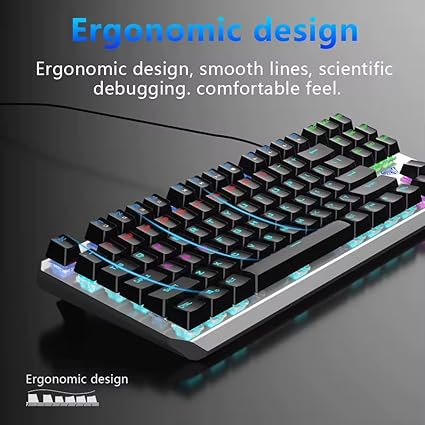 AULA Wind F3087 Mechanical Gaming Keyboard – 87 Keys, Backlit