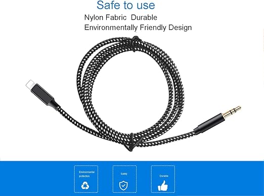 SIKENAI Lightning to 3.5mm Audio Adapter