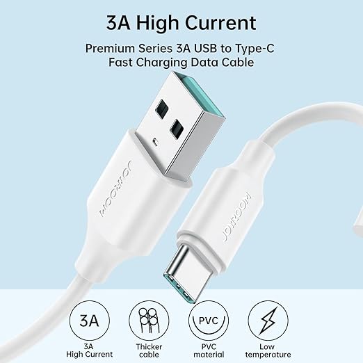 Joyroom USB to Type-C 60W Cable (1m / 2m)