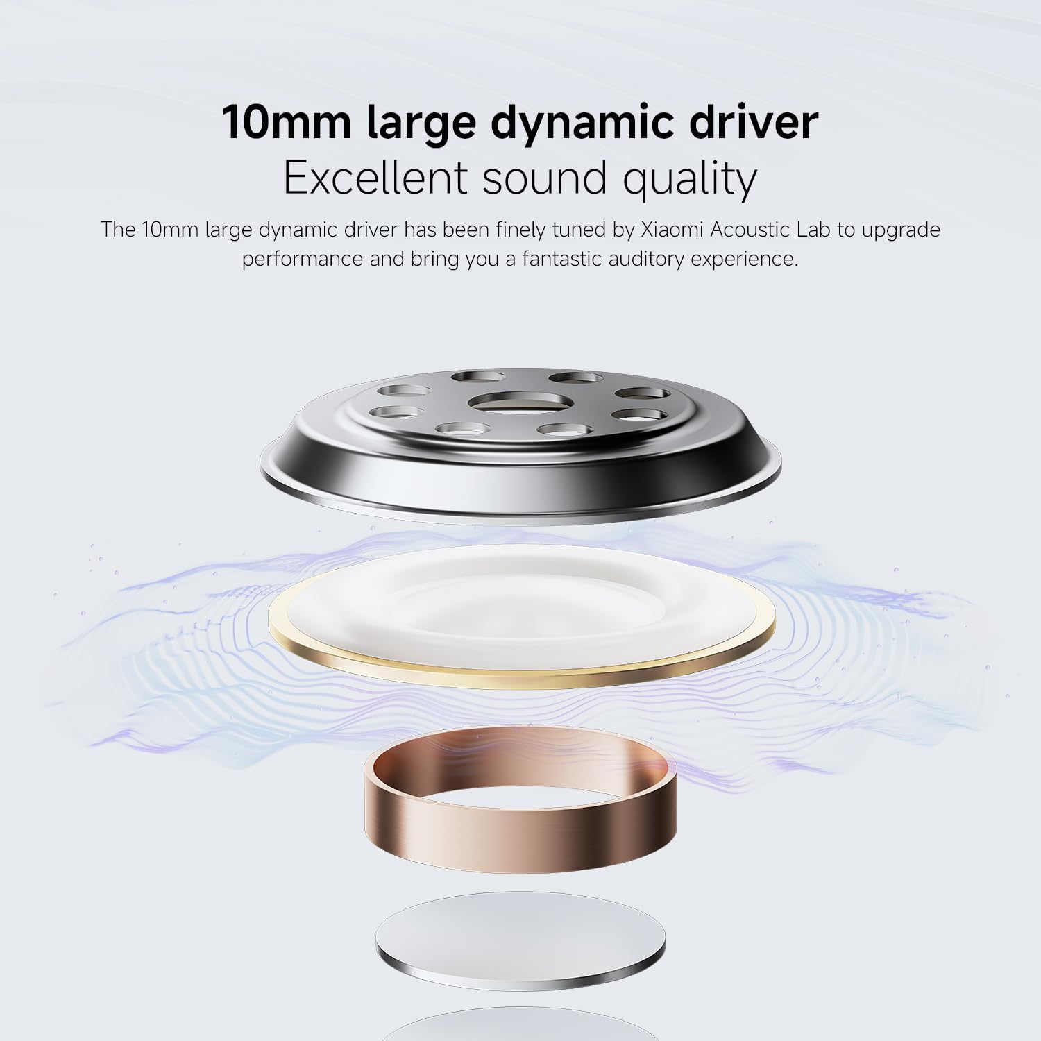 Xiaomi Redmi Buds 6 Play Wireless Earphones – 36H Playtime, AI Noise Reduction, White
