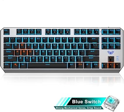AULA Wind F3087 Mechanical Gaming Keyboard – 87 Keys, Backlit