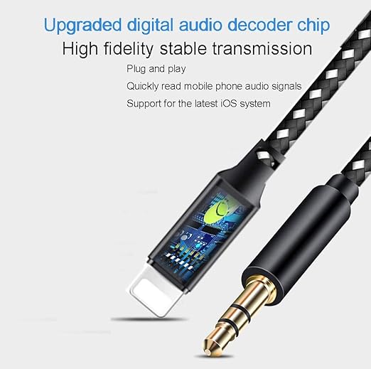 SIKENAI Lightning to 3.5mm Audio Adapter