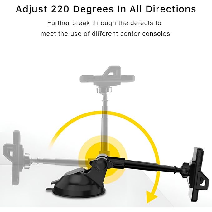 Yesido C40 Magnetic Car Phone Mount – 360° Rotation