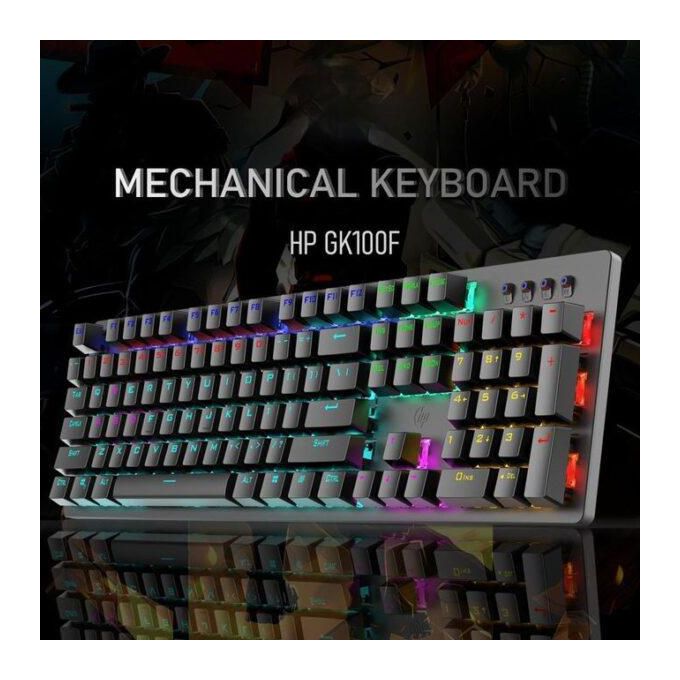 HP GK100F Mechanical Gaming Keyboard – Rainbow Backlight