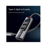 Yesido HB22 5‑in‑1 USB‑C Hub & HDTV Docking Station