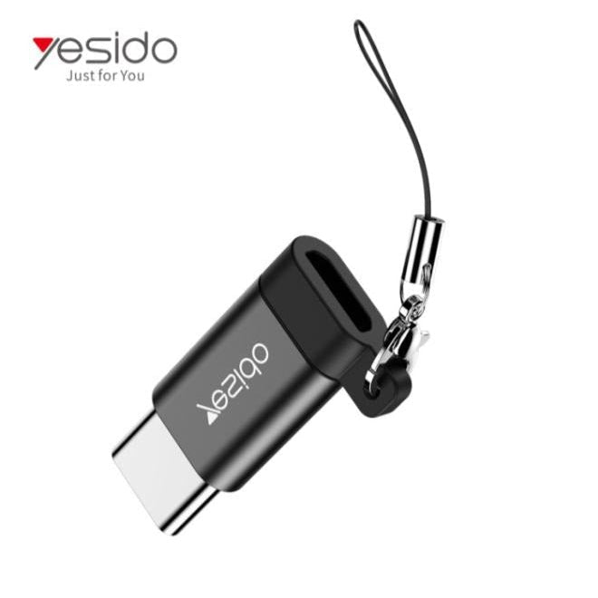 Yesido GS04 Micro‑to‑Type‑C Mini OTG Adapter – Portable Data & Charging Converter