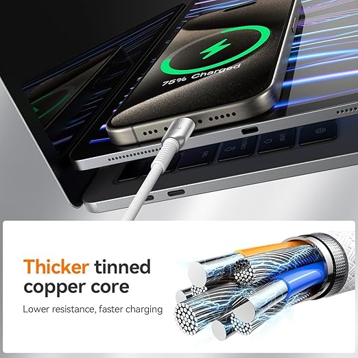 Joyroom USB-C to USB-C 60W Braided Cable (1m / 2m)