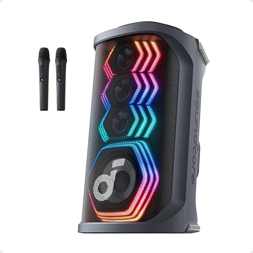 Soundcore Rave 3S AI Party Speaker – 200W with Dual Wireless Microphones