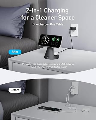 Anker Ultra-Fast 2-in-1 Charging Dock – 15W Wireless Stand