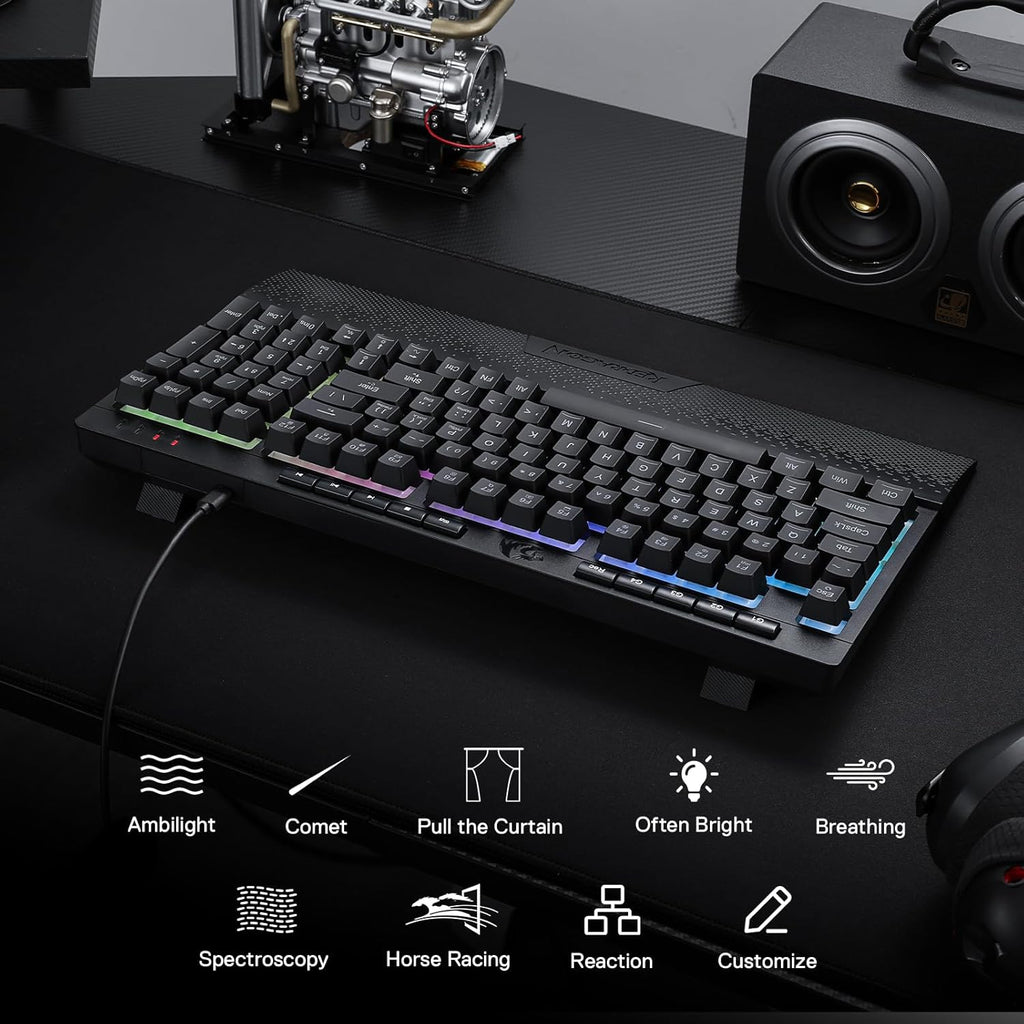 Redragon K515 SHIVA RGB Gaming Keyboard – 98 Keys