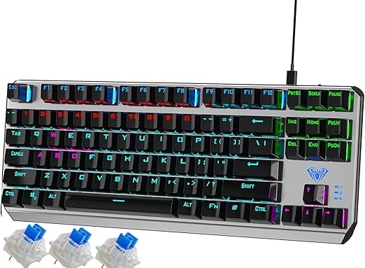 AULA Wind F3087 Mechanical Gaming Keyboard – 87 Keys, Backlit