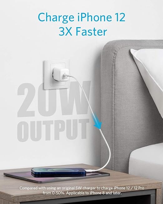 Anker 20W Fast Charger for Mobile Devices