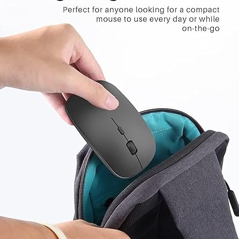 W10 Dual Mode Wireless & Bluetooth RGB Mouse – Black