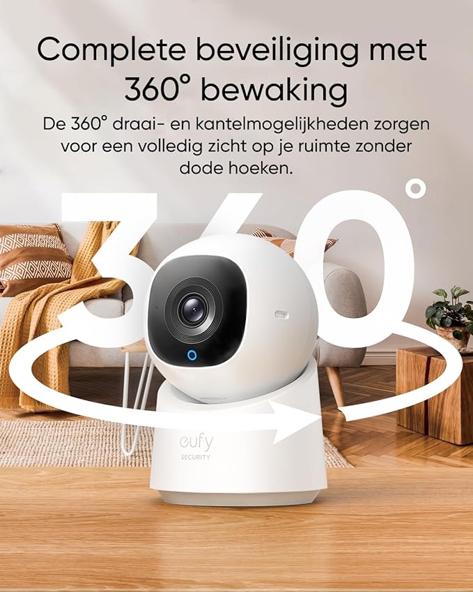 Eufy Indoor Security Camera C210 1080p Smart Pan & Tilt Wi-Fi Camera