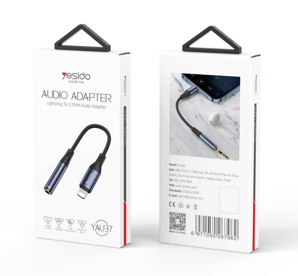 YESIDO YAU37 Lightning to 3.5mm Audio Adapter Cable