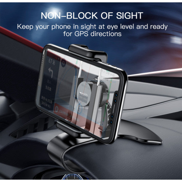 C103 Navigation Silicone Clip Phone Holder – Dashboard Car Mount