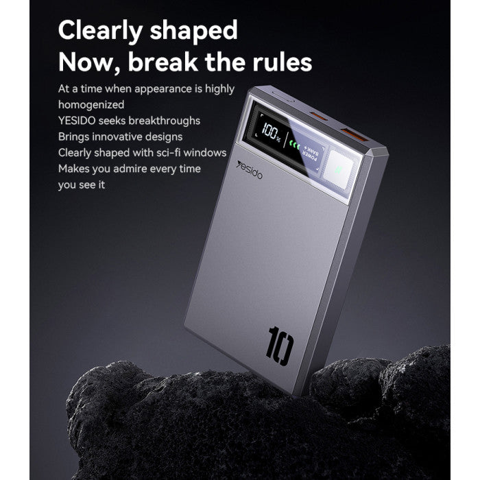 Yesido YP61 10000mAh Magnetic Wireless Power Bank – 22.5W Fast Charge