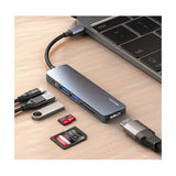 Yesido HB11 6-in-1 USB-C Multifunctional Docking Station & Hub Adapter