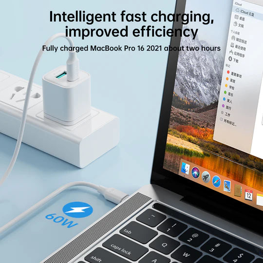 Joyroom USB-C to USB-C 60W Leather Cable (1m / 2m)