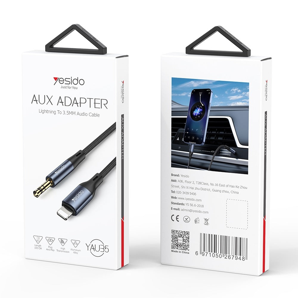 YESIDO YAU35 Lightning to 3.5mm AUX Audio Cable