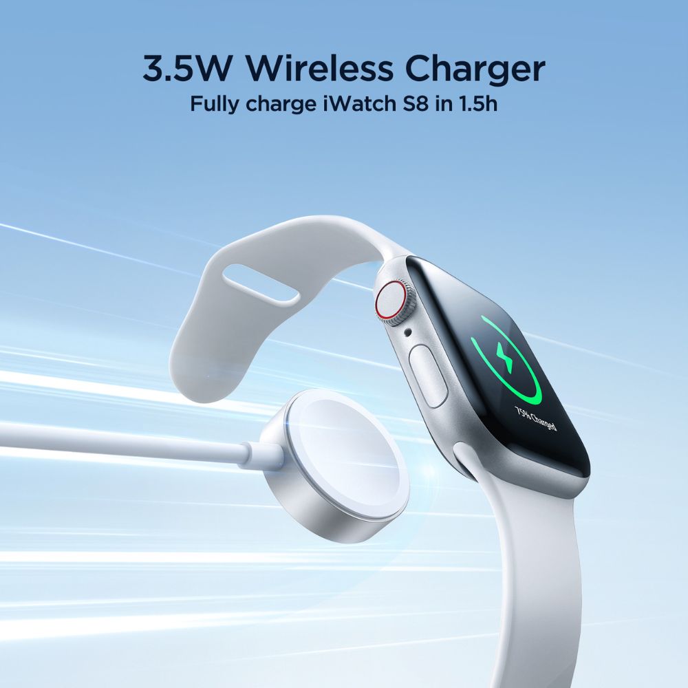 3-in-1 Magnetic Wireless Watch Charger Cable
