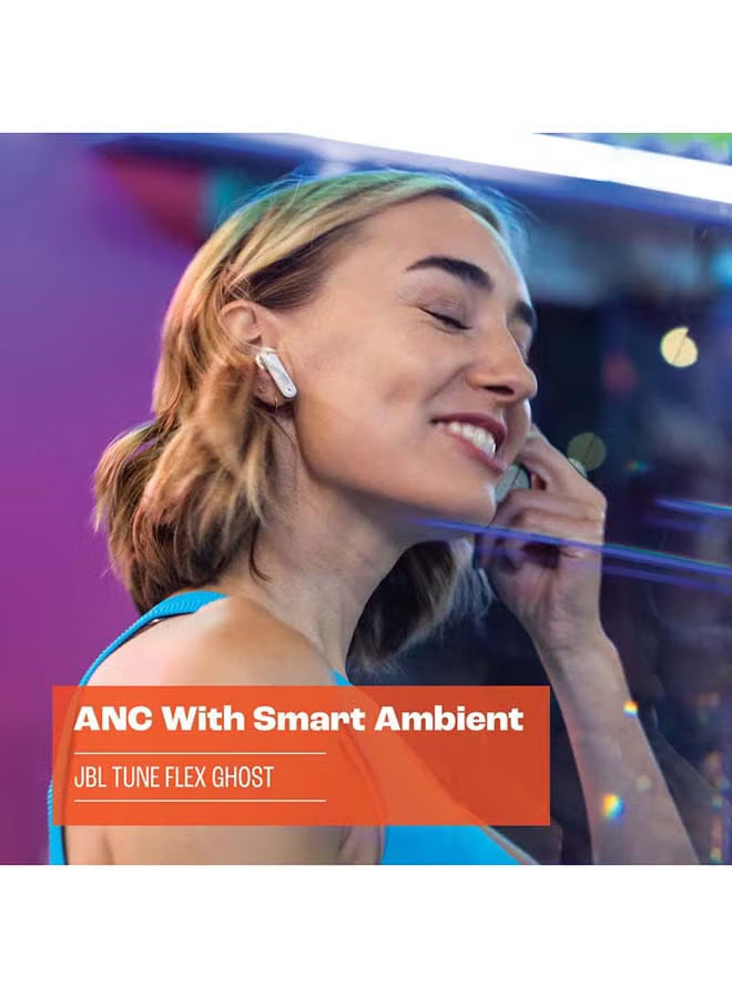 JBL Wave Flex True Wireless Earbuds – Deep Bass Sound, 32H Battery, Beige
