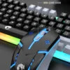 RAIKU T26 104-Key Wired Keyboard & Mouse Combo – Rainbow LED