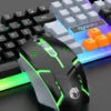 RAIKU T26 104-Key Wired Keyboard & Mouse Combo – Rainbow LED