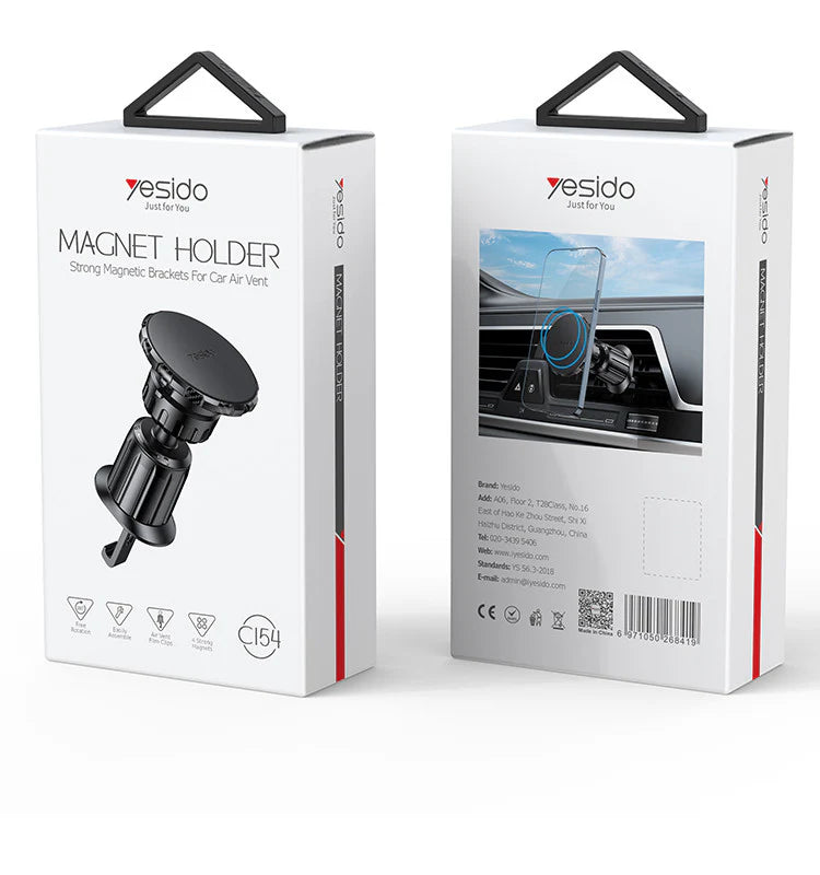 Yesido C154 Magnetic Car Phone Holder – 360° Rotation