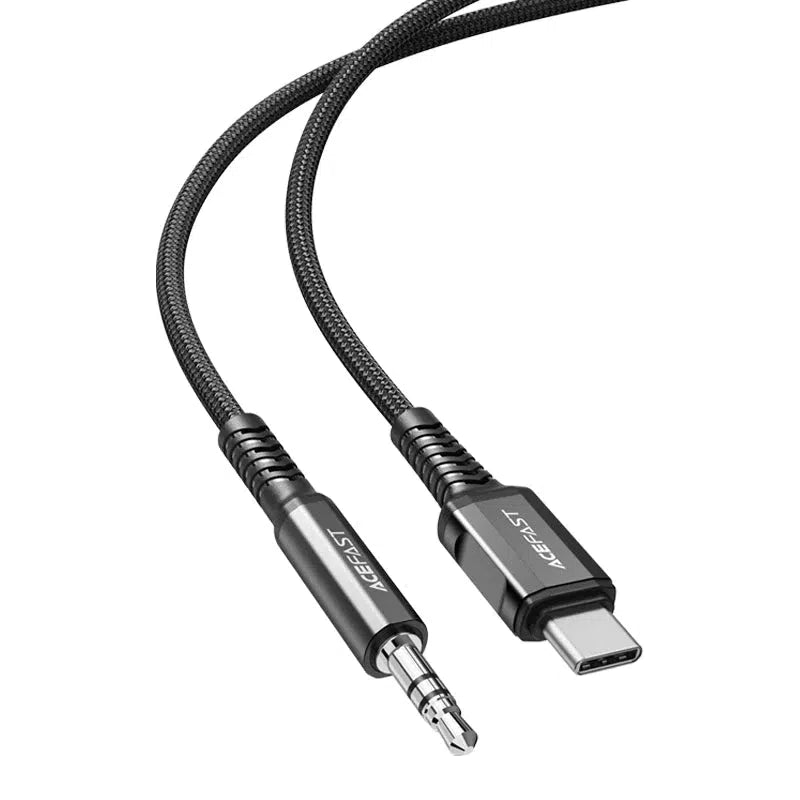 AceFast C1‑08 USB‑C to 3.5mm Male Audio Cable – Hi‑Fi Sound