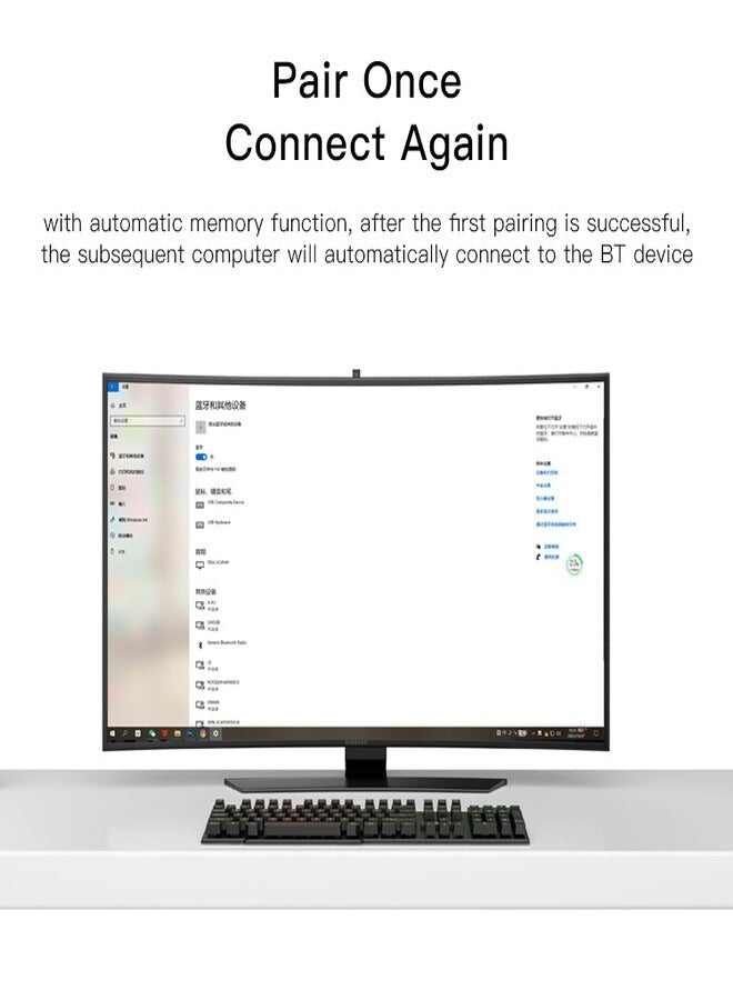Yesido YAU34 Mini USB Bluetooth 5.1 Adapter for PC/Laptop